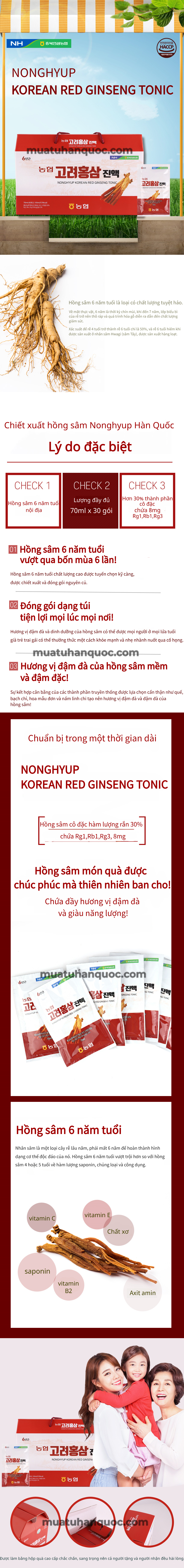 Order hàng Hàn Quốc - Korean Red Ginseng Tonic